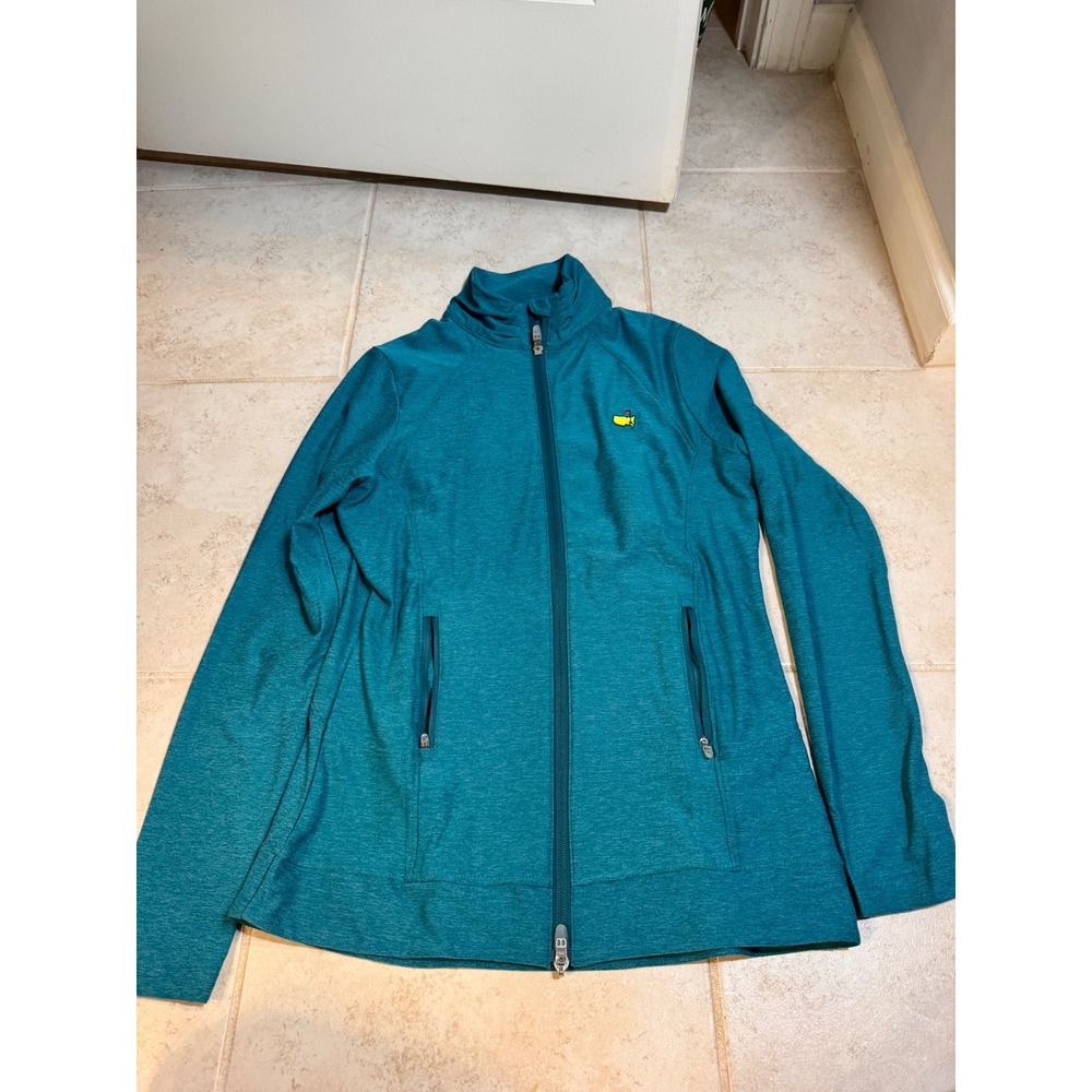 Masters Augusta Magnolia Lane Tech Full Zip Jacket Teal Womens S - Picture 2 of 6